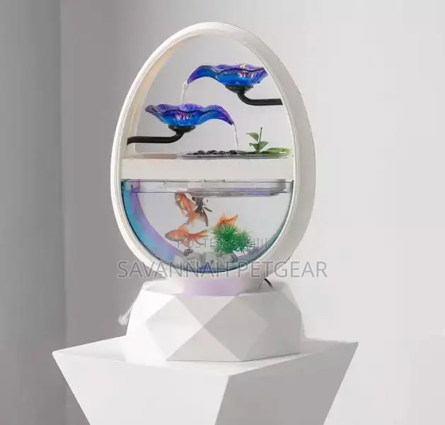 Classic Elliptical Decorative Fish Aquarium