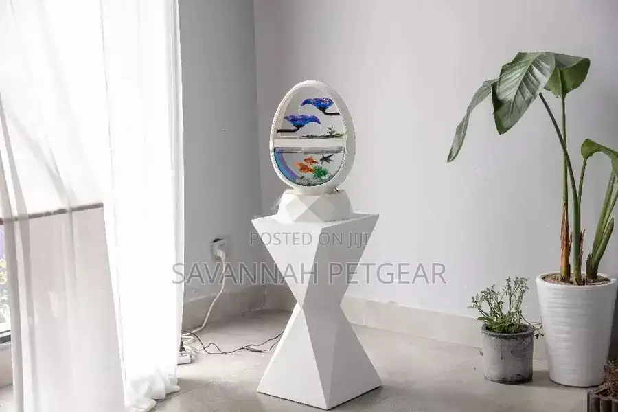 Classic Elliptical Decorative Fish Aquarium