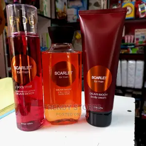 Scarlet for Men 3in1 (Body Mist,Cream + Shower Gel)