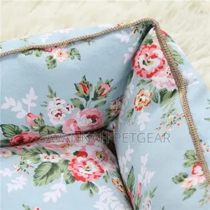 Wild Rose Warm Cat Dog Bed With Removable Cushion
