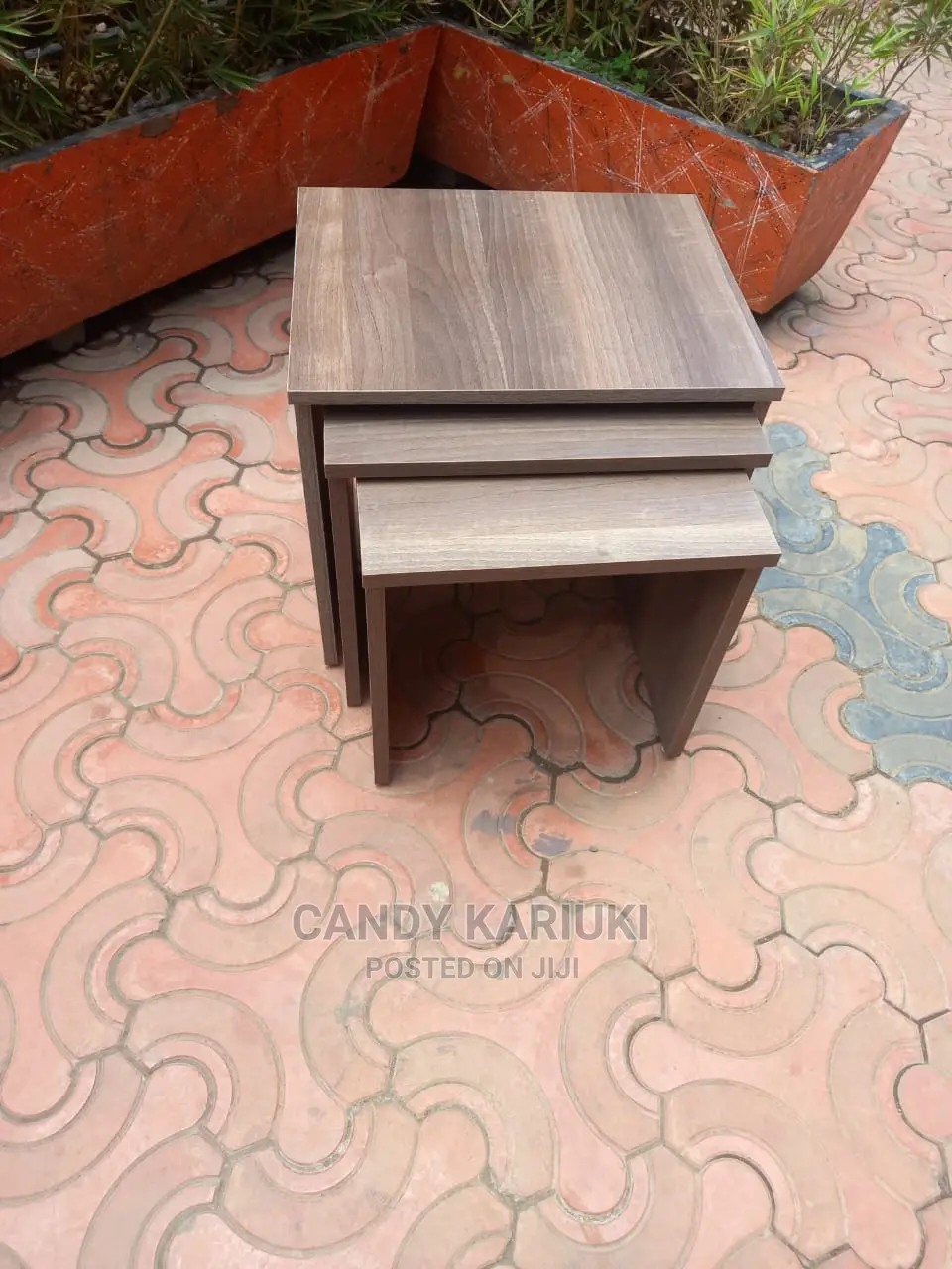 3 Pcs Nesting Stools (Wooden)