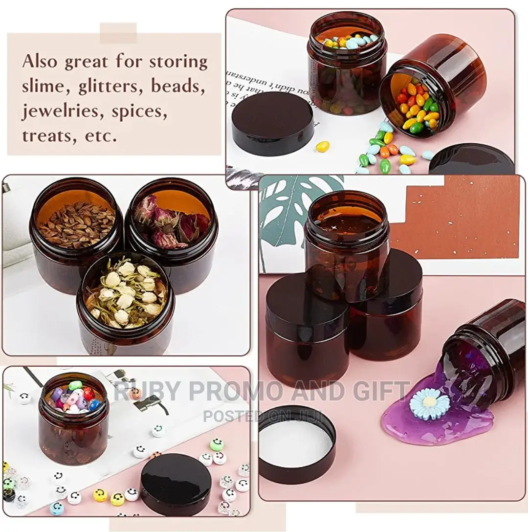 250g Amber PET Jars