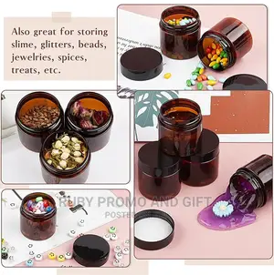 250g Amber PET Jars