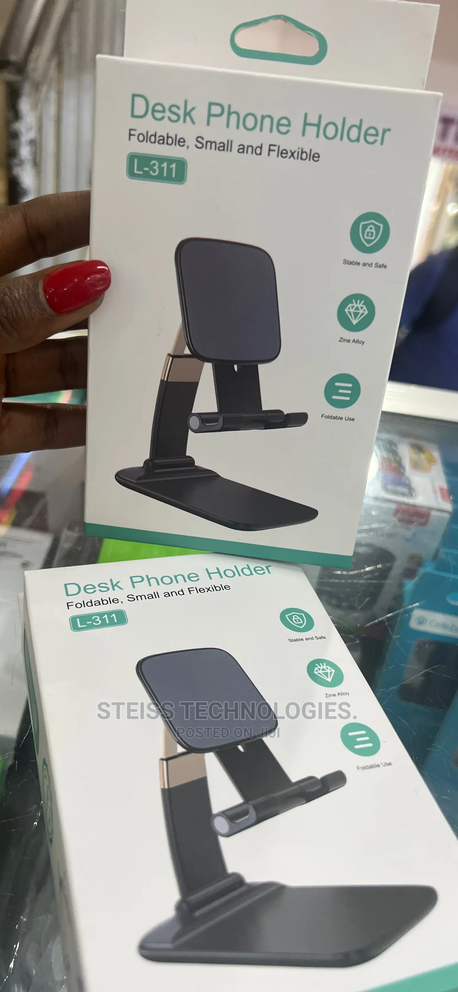 Desk-Phone Holder.