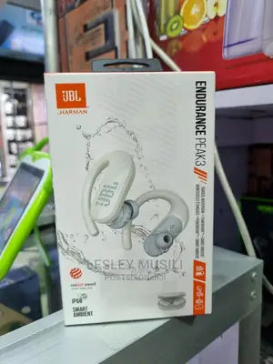 JBL Endurance Peak 3 Earbuds White