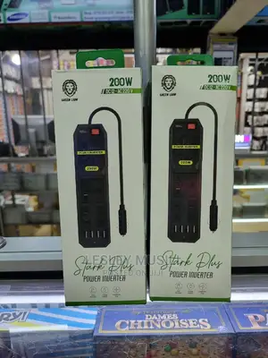Green Lion Stark Plus Power Inverter 200W – Black