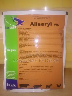 Aliseryl 100g Antibiotics Vitamins Water-Soluble Powder