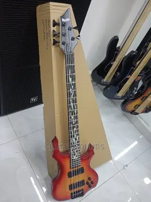 Ibanez 5 Strings Bass Guitar Redwine
