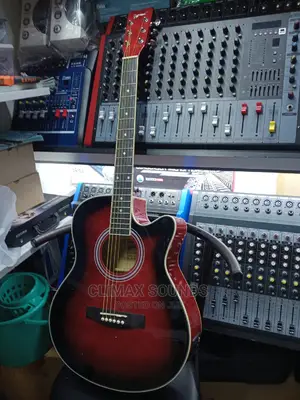 Ibanez Semi Acoustic Guitar Maroon Red