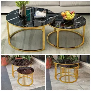 Nordic Glass Nesting Tables