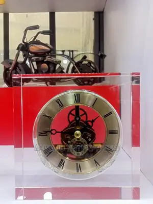 Luxury Desk Clock Modern Crystal Mechanism Clock