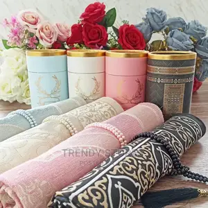 Muslim Gift Prayer Rug Kaba Pattern Custom Cylinderboxgift