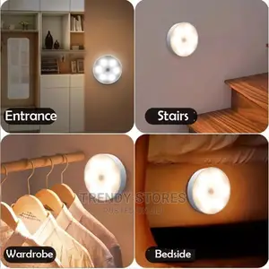 Led Motion Sensor Night Light With Magnetic Sticker