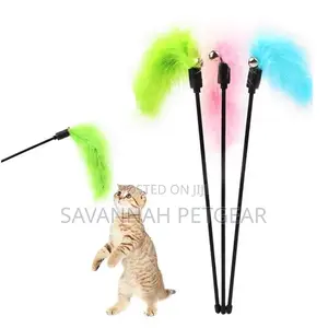 Feather Cat Stick Toy