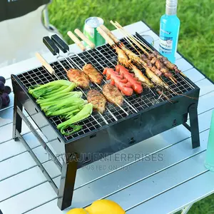 Portable Foldable Outdoor Barbecue Charcoal Grill