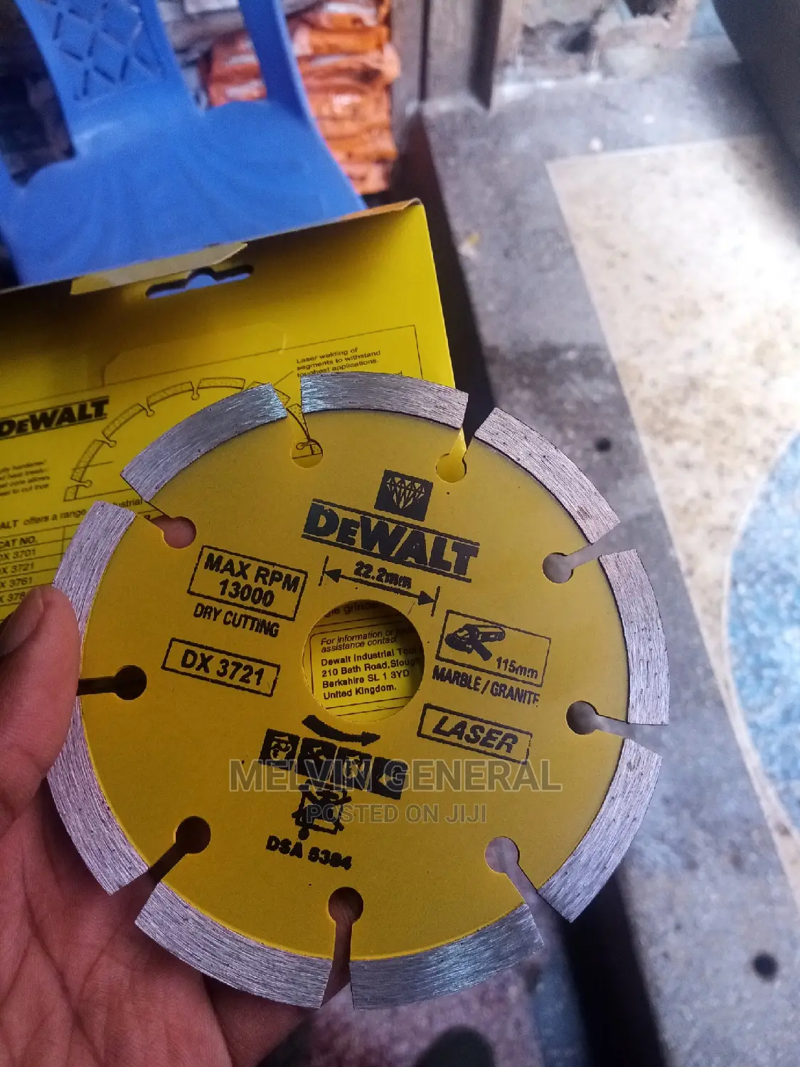 Dewalt Diamond Cutting Disk 4"