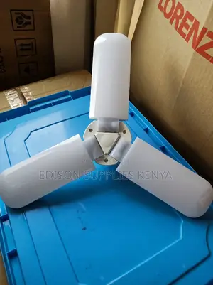 Foldable Fan Bulb Leaf LED Bulb Lamp Bright 40W