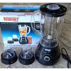Redberry 3 in 1 Blender
With Grinder and Mincer 