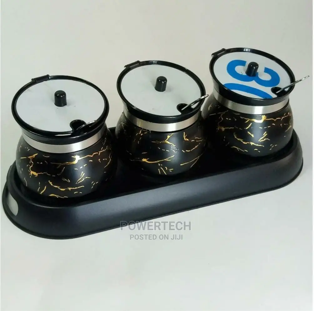 3pcs Ceramic Sugar Dish;;