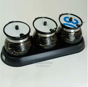 3pcs Ceramic Sugar Dish;;