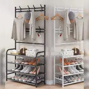 Multifunctional Shoe Rack With Hanger