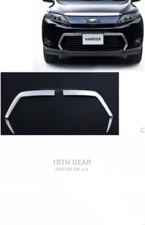 Harrier Grill Trim Bumper Protector Chrome