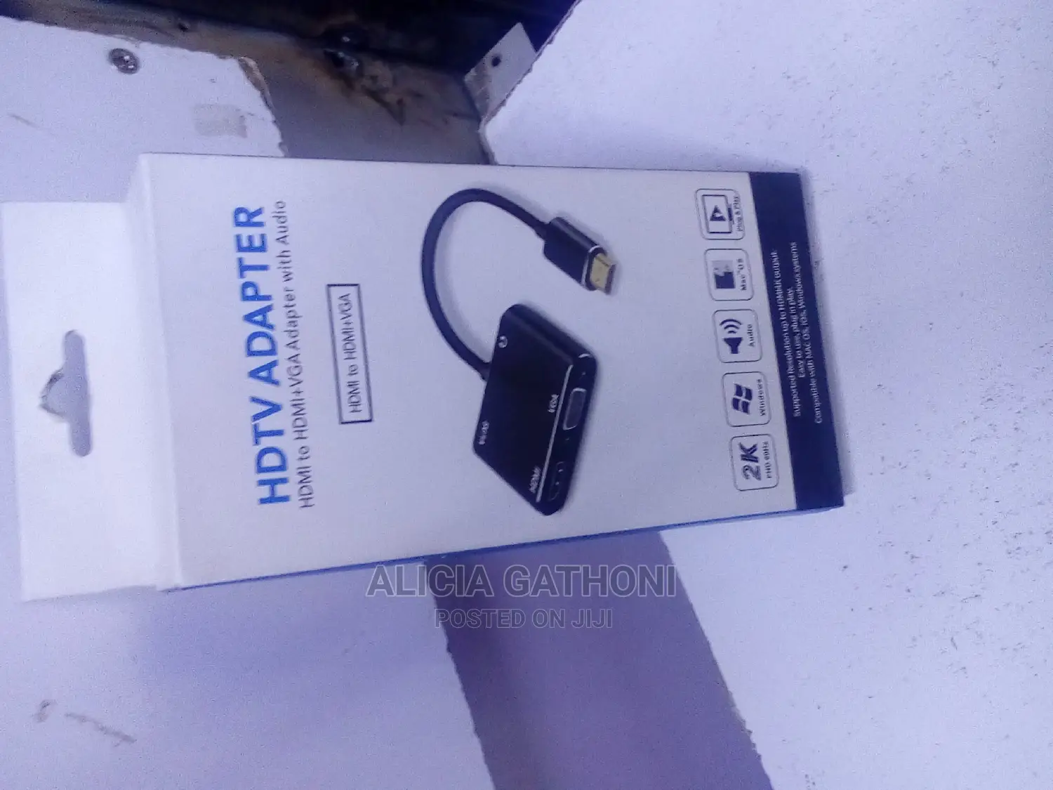 New HDMI to HDMI + VGA Adapter With Audio