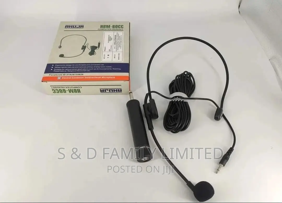 Ahuja Headrest Microphone HMB-60CC