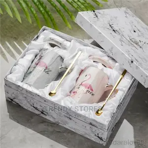 Ceramic Couple Gift Mug (His Hers) Plus Free Gift Box