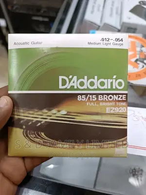 d'Addario Acoustic Guitar Strings Medium Light Gauge