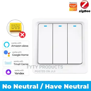 Tuya Zigbee Smart Push Switch Light Switch