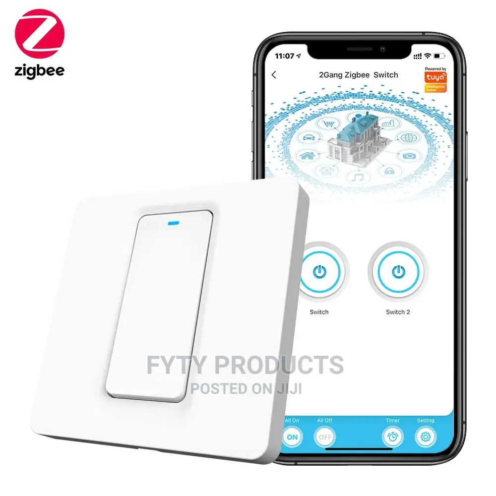 Tuya Zigbee Smart Push Switch Light Switch