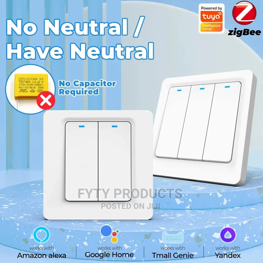 Tuya Zigbee Smart Push Switch Light Switch
