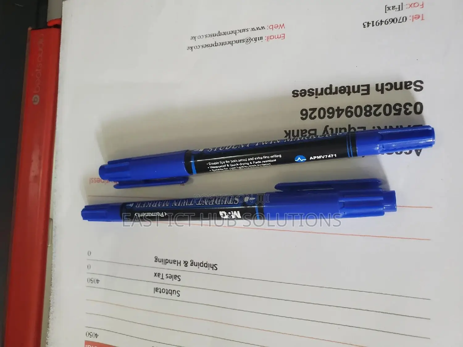Sharp Pointed Permanent Marker Pens