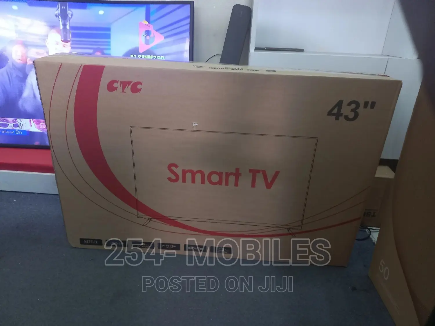 CTC 43 Inch Android Smart TV Frameless Ctc43f1s