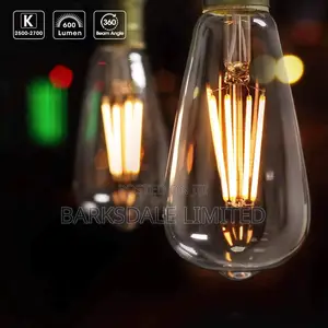 Led Filament Edison Warm White Light Bulb B22 Pin Dimmable