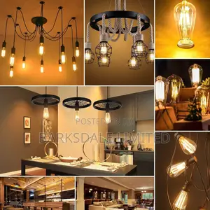 Led Filament Edison Warm White Light Bulb B22 Pin Dimmable