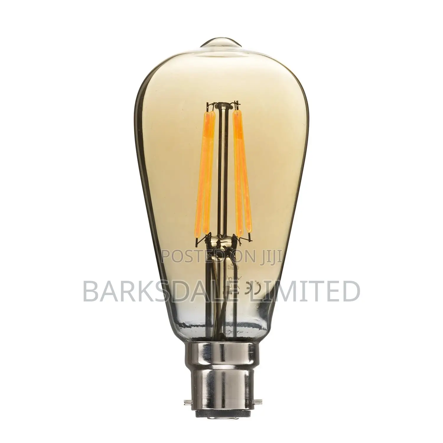 Led Filament Edison Warm White Light Bulb B22 Pin Dimmable