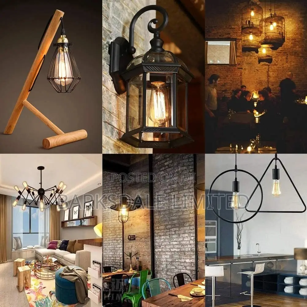 Led Filament Edison Warm White Light Bulb B22 Pin Dimmable