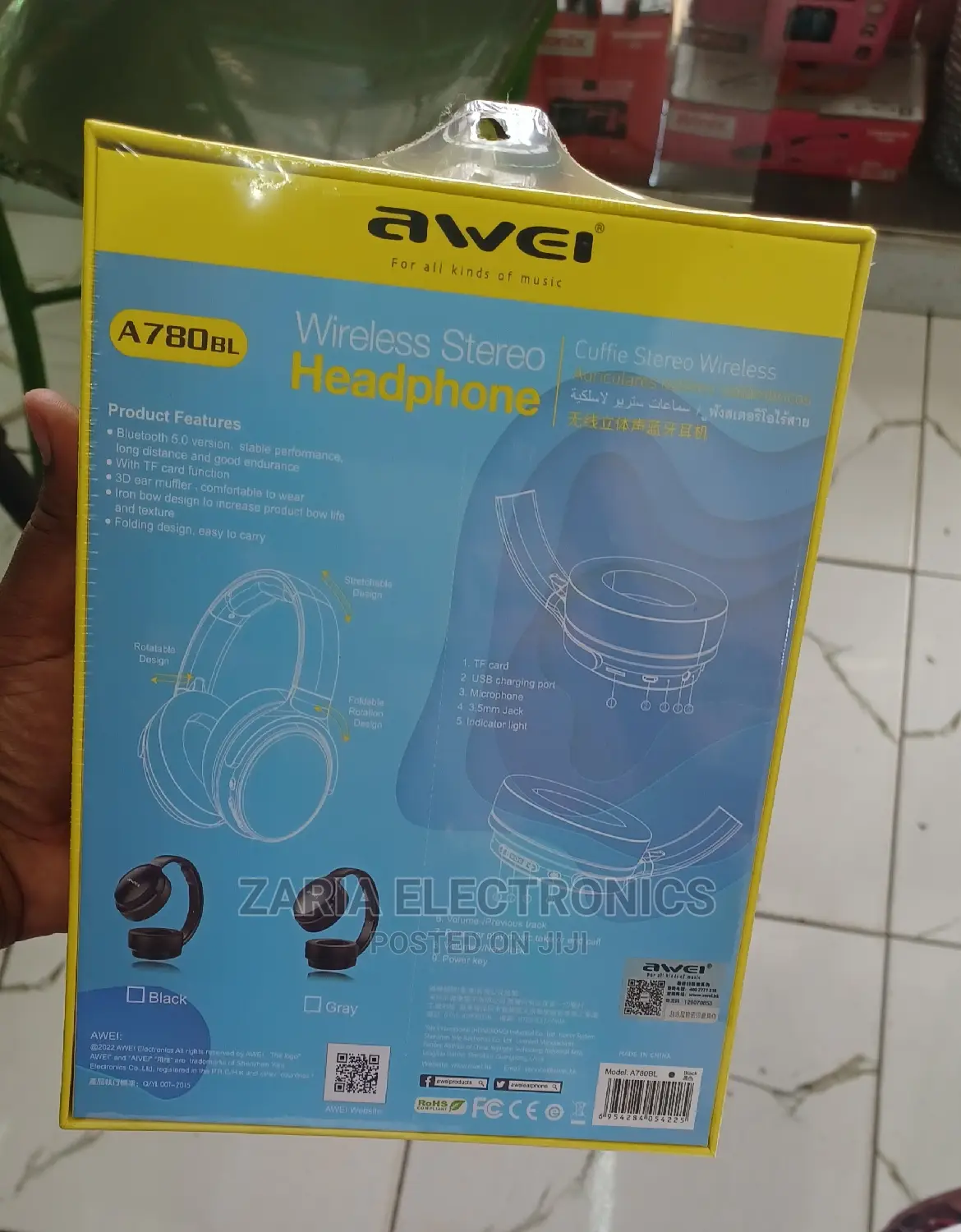 Awei Wireless Headphone A780bl