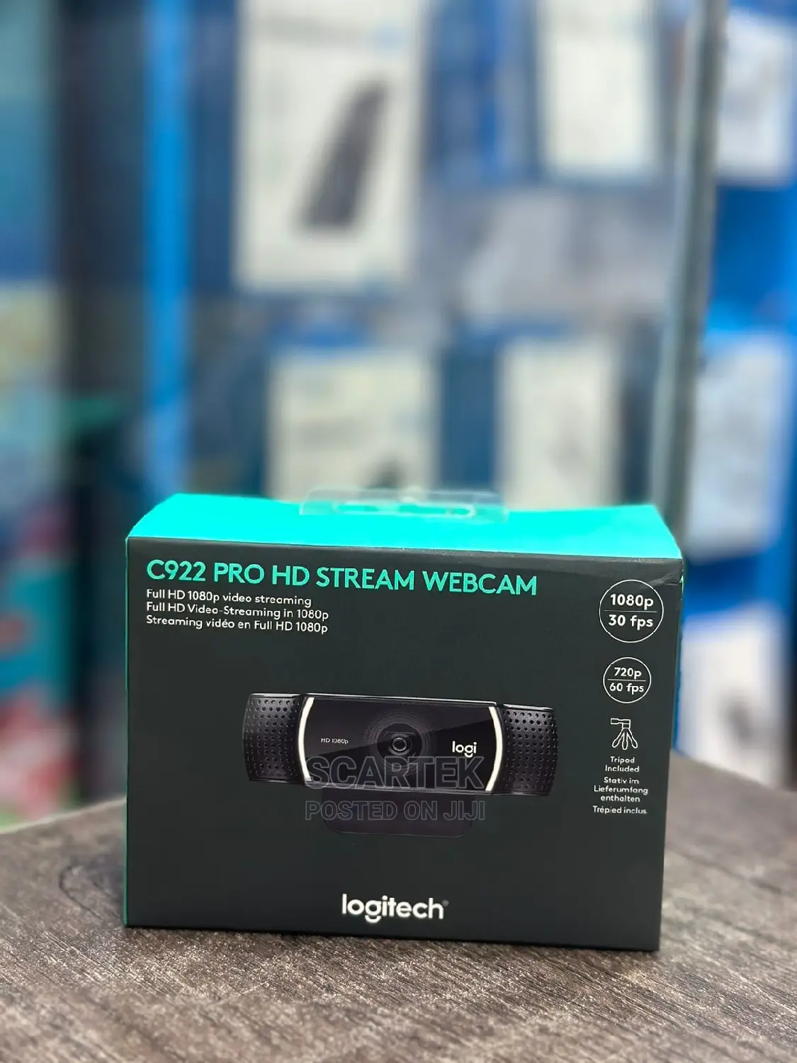 Logitech C922 PRO HD Stream Webcam
