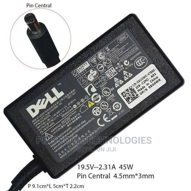 Dell Laptop Charger 19.5V,3.33A