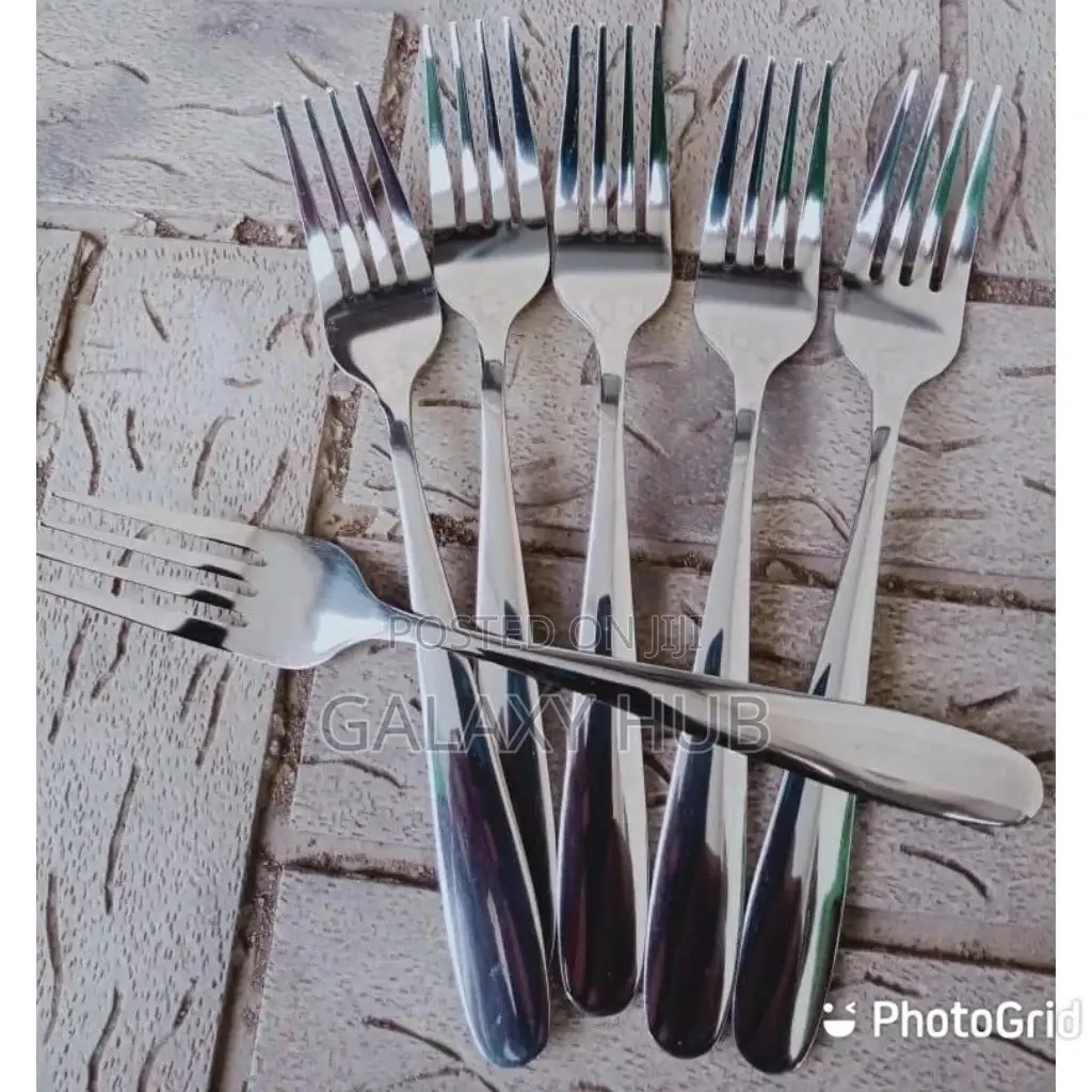 6 PCS Heavy Gauge Stainless Forks