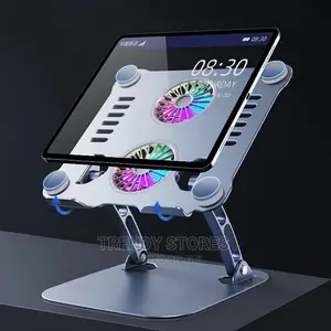 Alluminium Laptop Stand With Dual(2) Cooling Fan