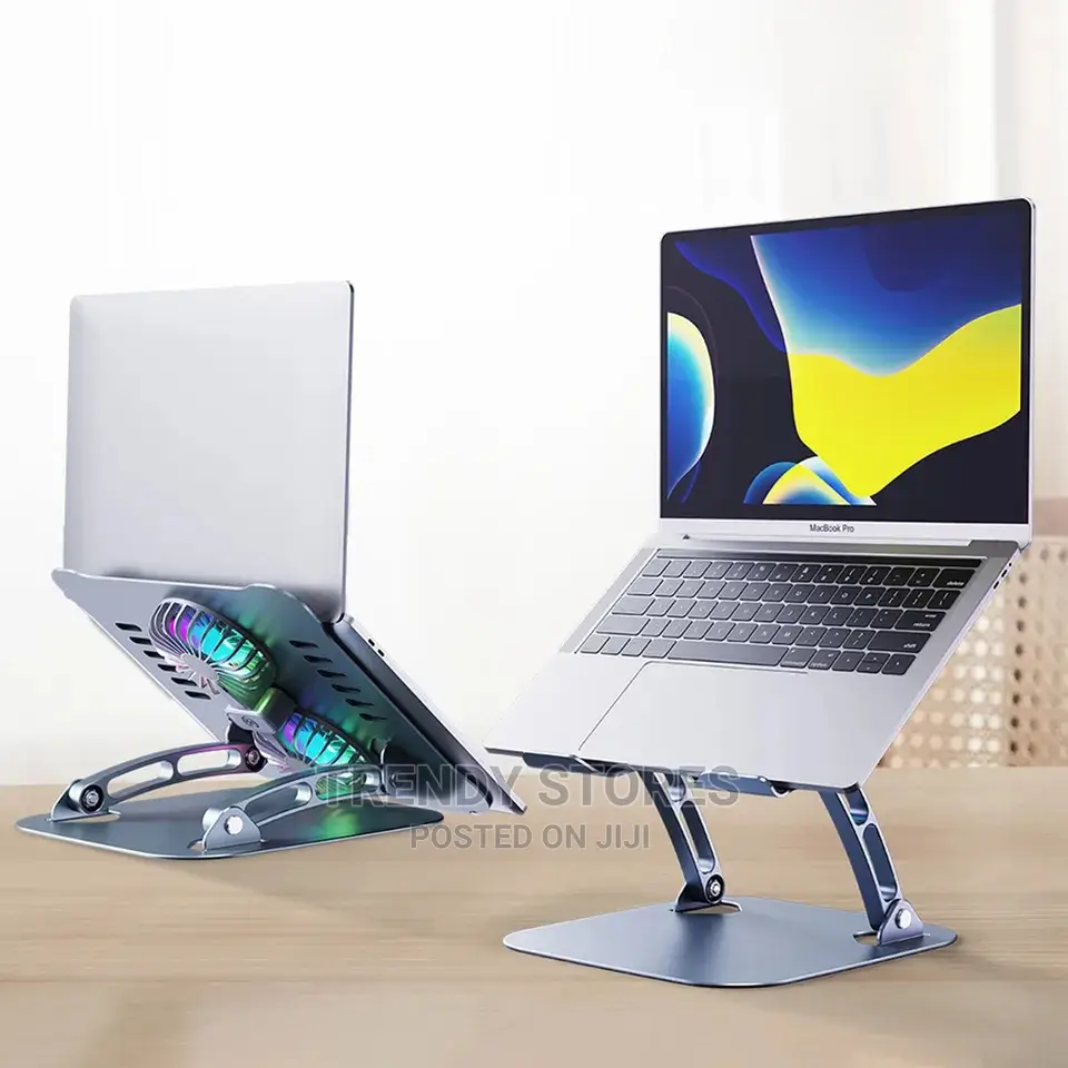 Alluminium Laptop Stand With Dual(2) Cooling Fan