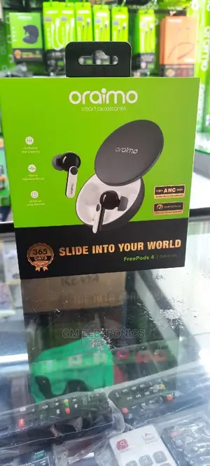 Oraimo Freepods 4 ANC Noise Cancellation Havy Bass Earbuds
