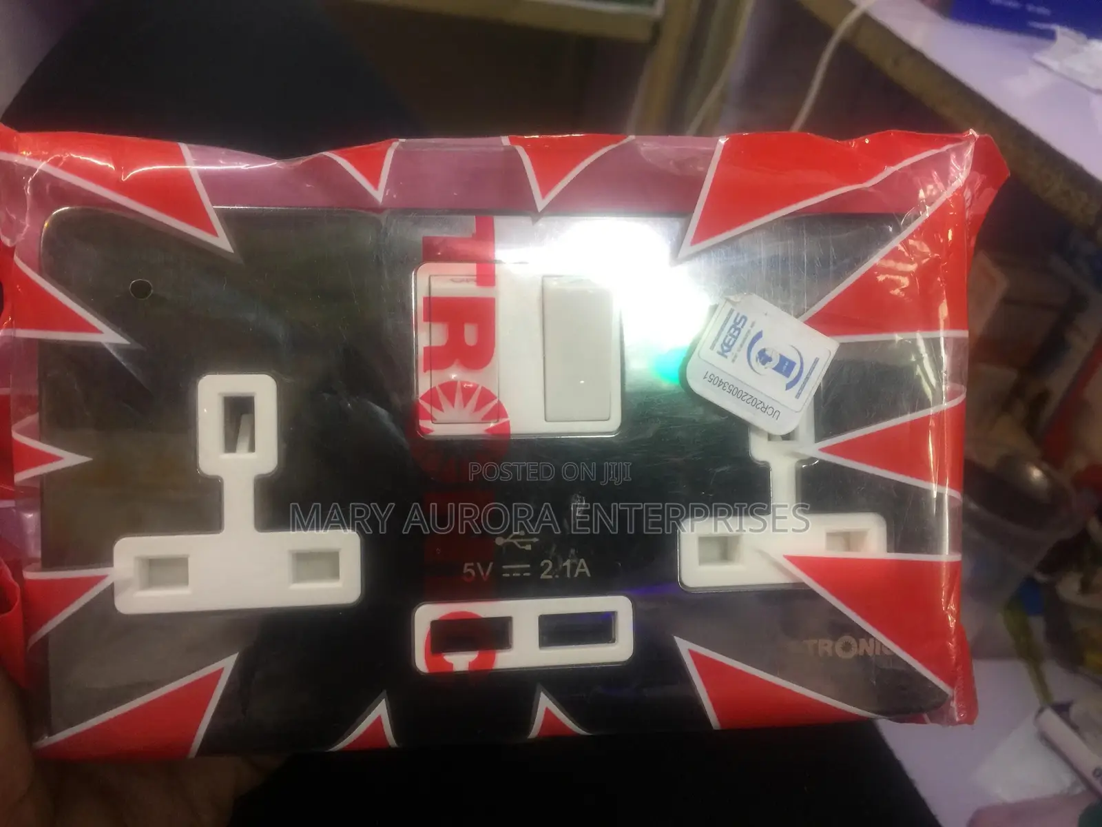 Tronic Double Socket With USB