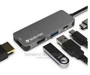 Verbatim 6 In 1 Usb-c Docking Station Dongle - Vuc-2061d