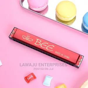 Bee Harmonica 24 Holes Metal Key of C (Age: 3+)