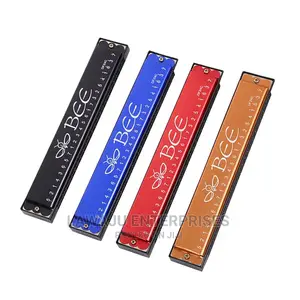 Bee Harmonica 24 Holes Metal Key of C (Age: 3+)